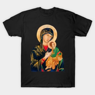 Our Lady of Perpetual Help (transparent background design) T-Shirt